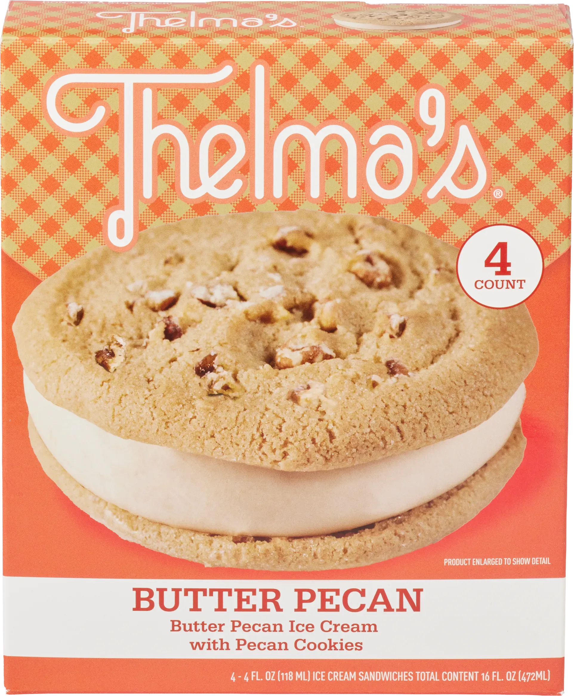 Thelma's Butter Pecan Ice Cream Sandwich ice cream sandwiches
