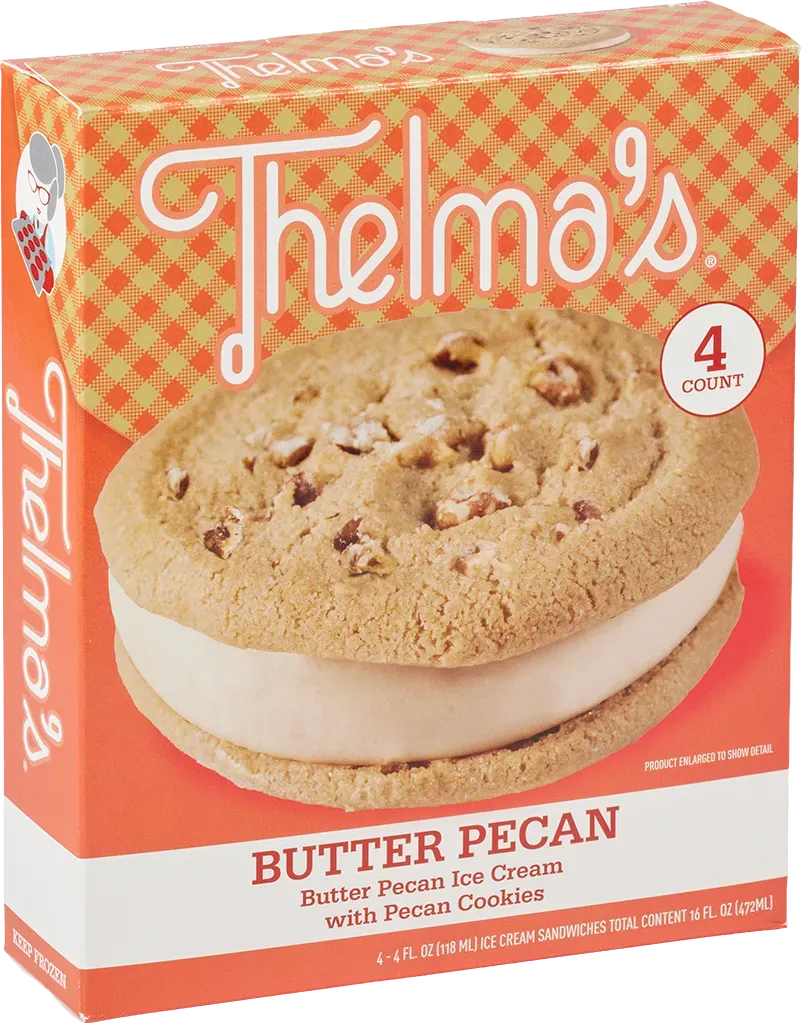 Butter Pecan Ice Cream Sandwich