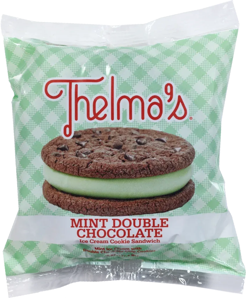 Mint Double Chocolate Ice Cream Sandwich