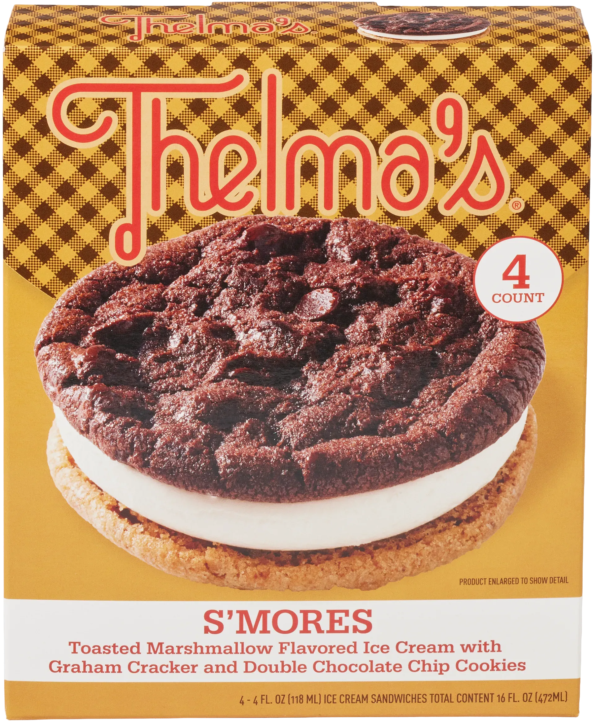 Thelma's S’mores Ice Cream Sandwich ice cream sandwiches