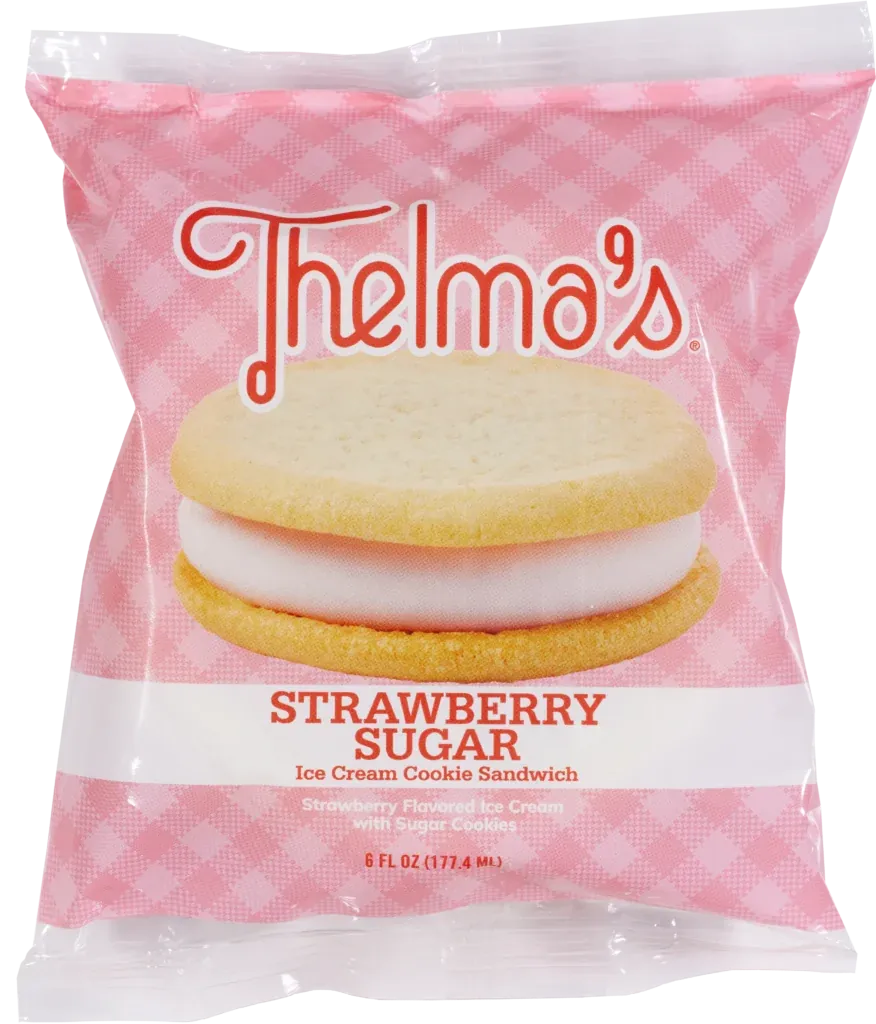 Strawberry Sugar Ice Cream Sandwich