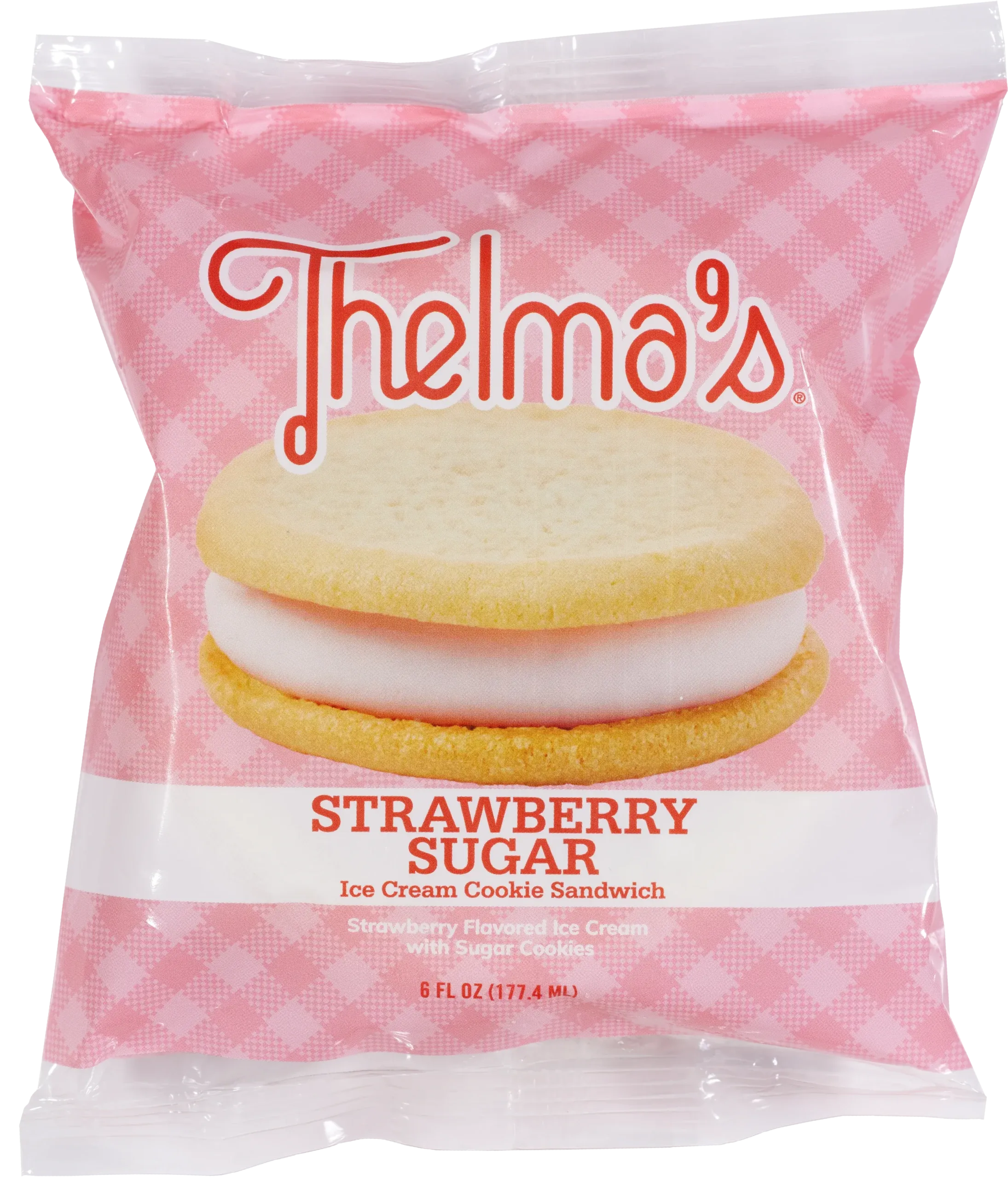 Thelma's Strawberry Sugar Ice Cream Sandwich ice cream sandwiches