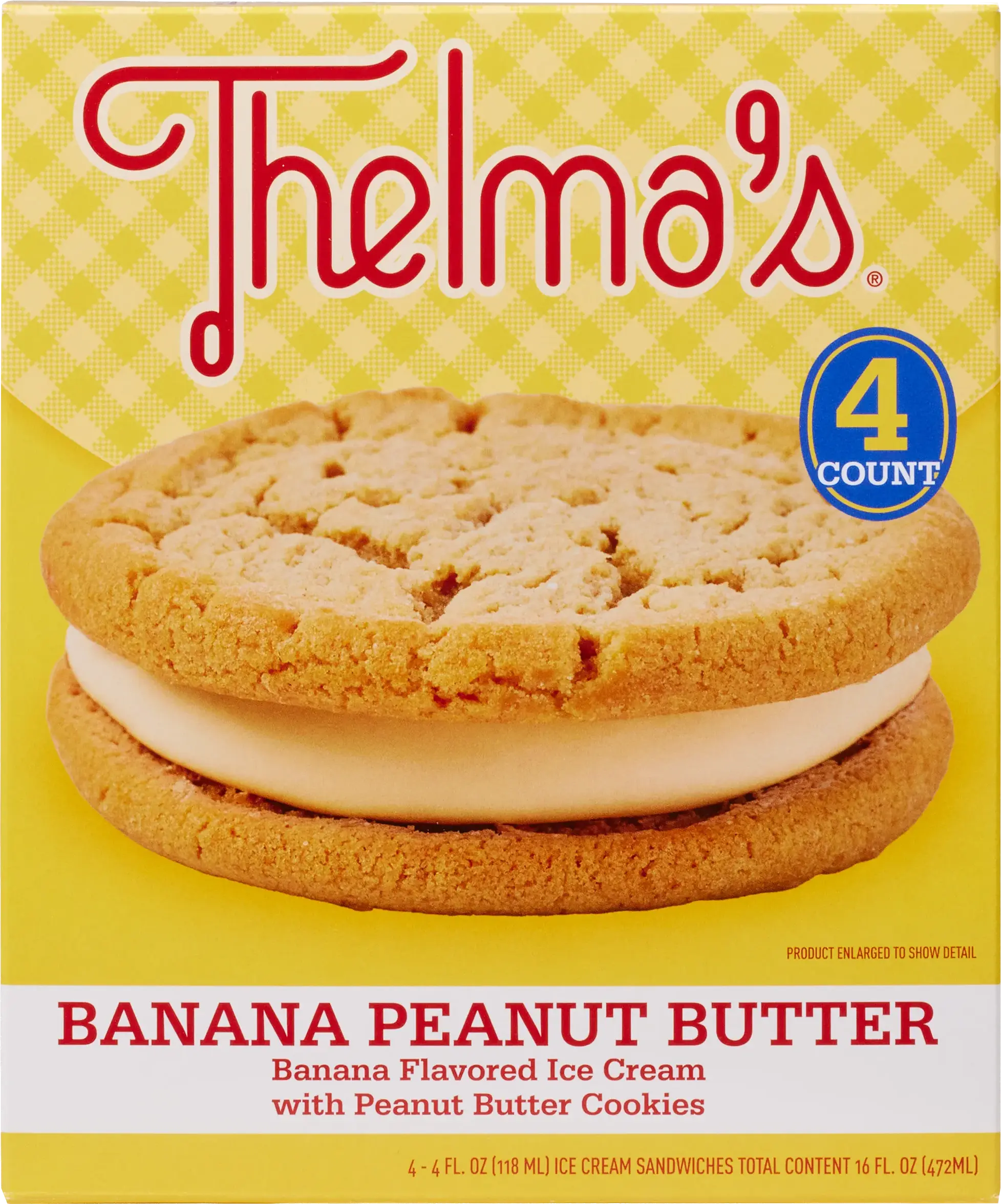 Thelma's Banana Peanut Butter Ice Cream Sandwich ice cream sandwiches